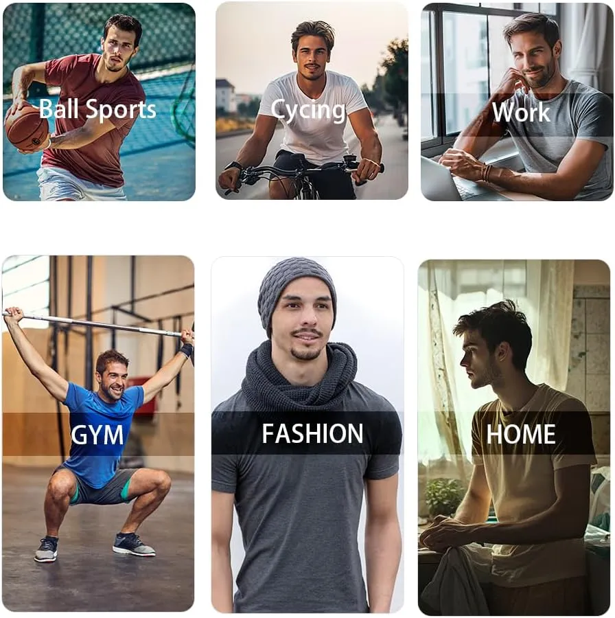3-Pack Men's Performance Short Sleeve Crew Neck T-Shirts - Quick-Dry Athletic Running and Workout Tops