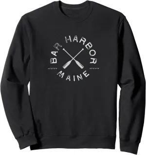 Bar Harbor Maine Retro Graphic Vintage Sweatshirt