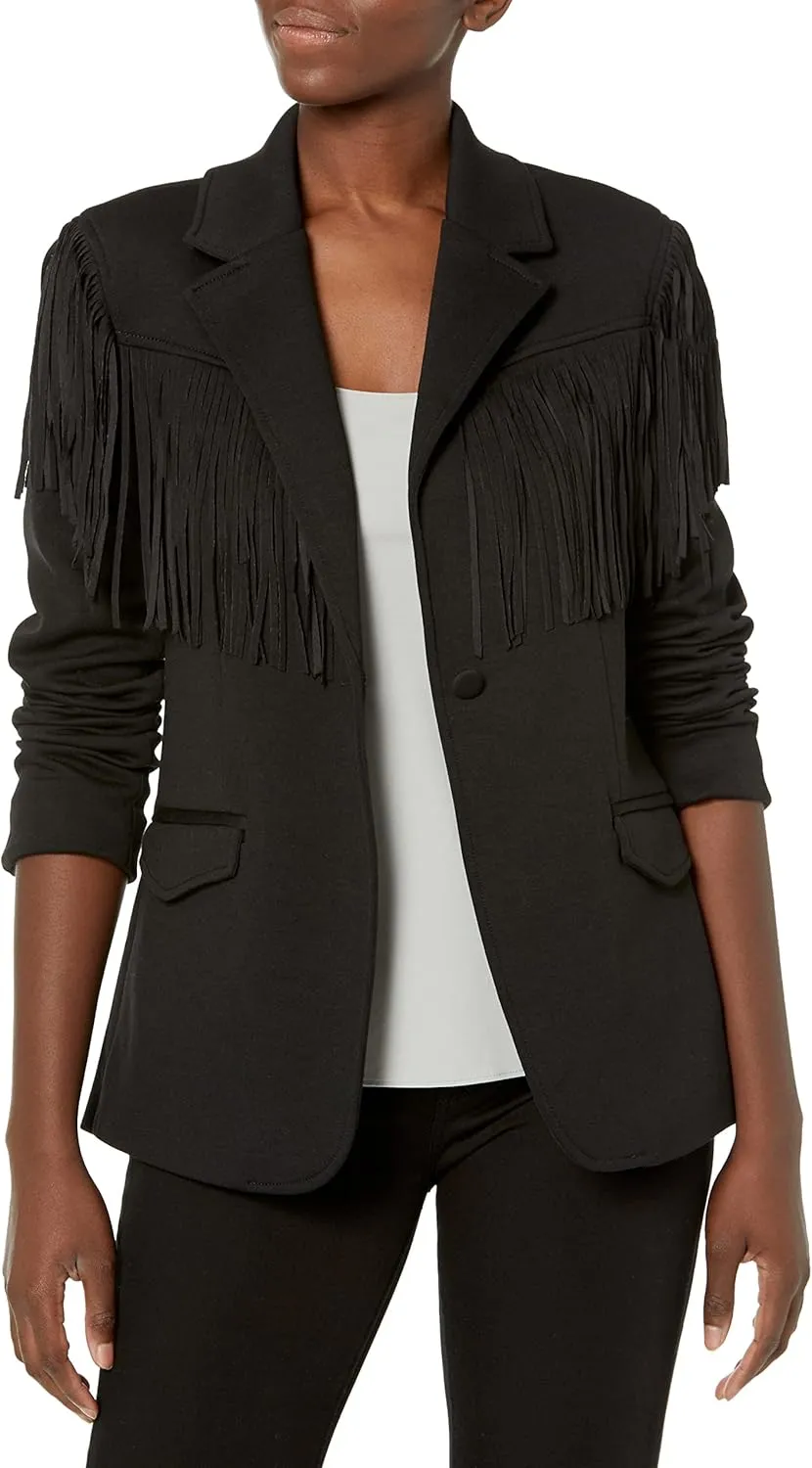 [BLANKNYC] Womens Luxury Clothing Oversized Blazzer with Pockets, Comfortable & Stylish Coat