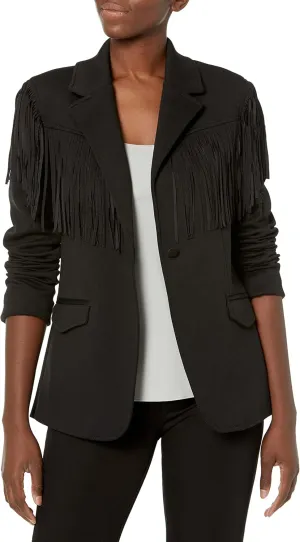 [BLANKNYC] Womens Luxury Clothing Oversized Blazzer with Pockets, Comfortable & Stylish Coat