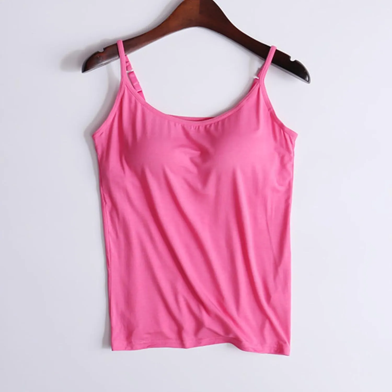 Built in Bra Tank Top Women's 3 PC Crop Tops High Stretchy Cozy Yoga Workout Comfy Lounge Tanks Athletic Undershirt