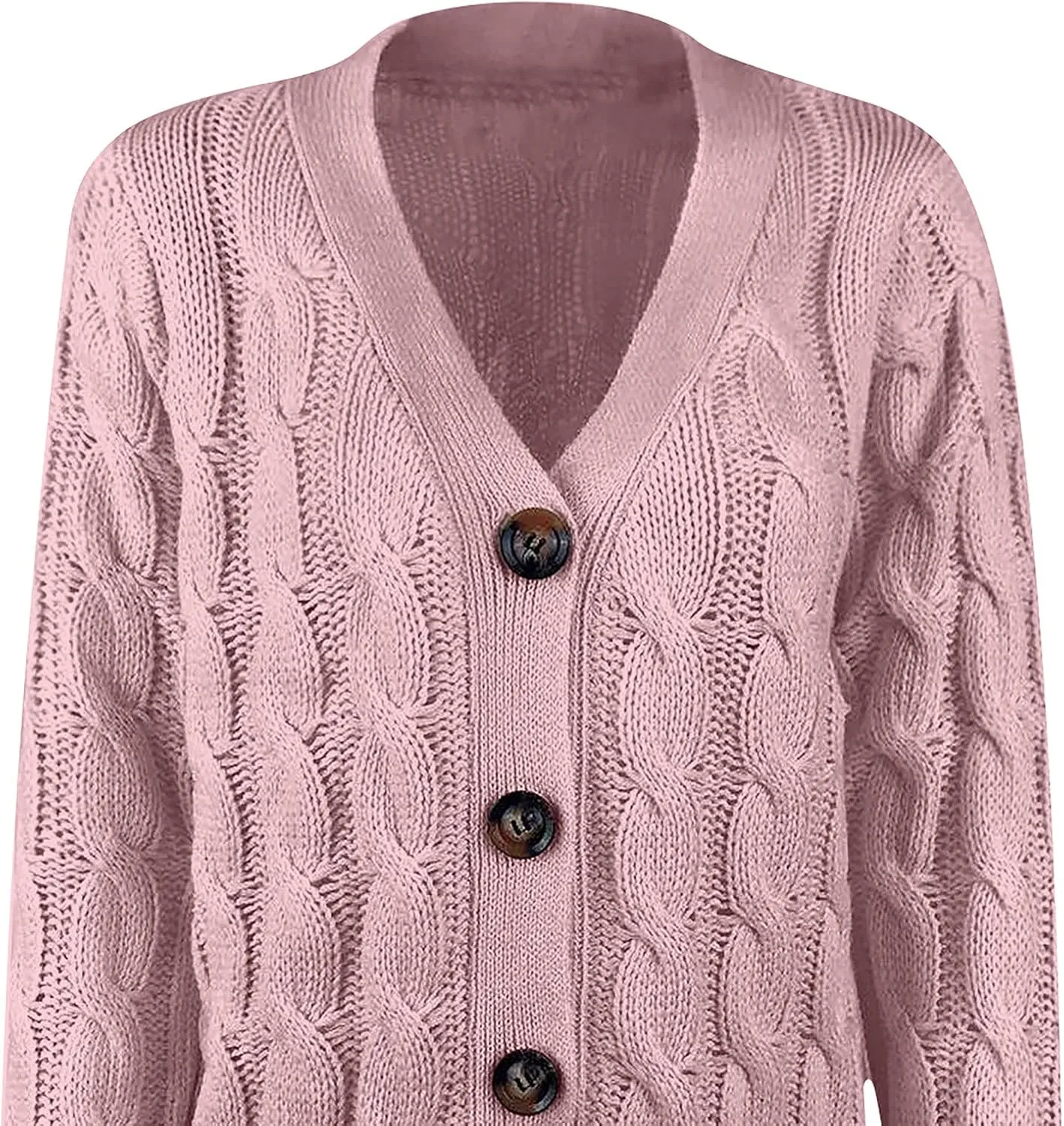Cardigan Sweaters for Women,Button Down Cable Knit Sweater Open Front Cardigan Sweaters Fall Winter Outfits Outerwear