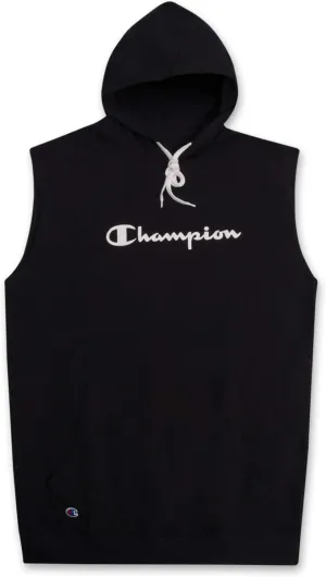 Champion Big and Tall Sleeveless Hoodies for Men – Mens Popover Workout Hoodies