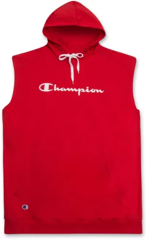 Champion Big and Tall Sleeveless Hoodies for Men  Mens Popover Workout Hoodies