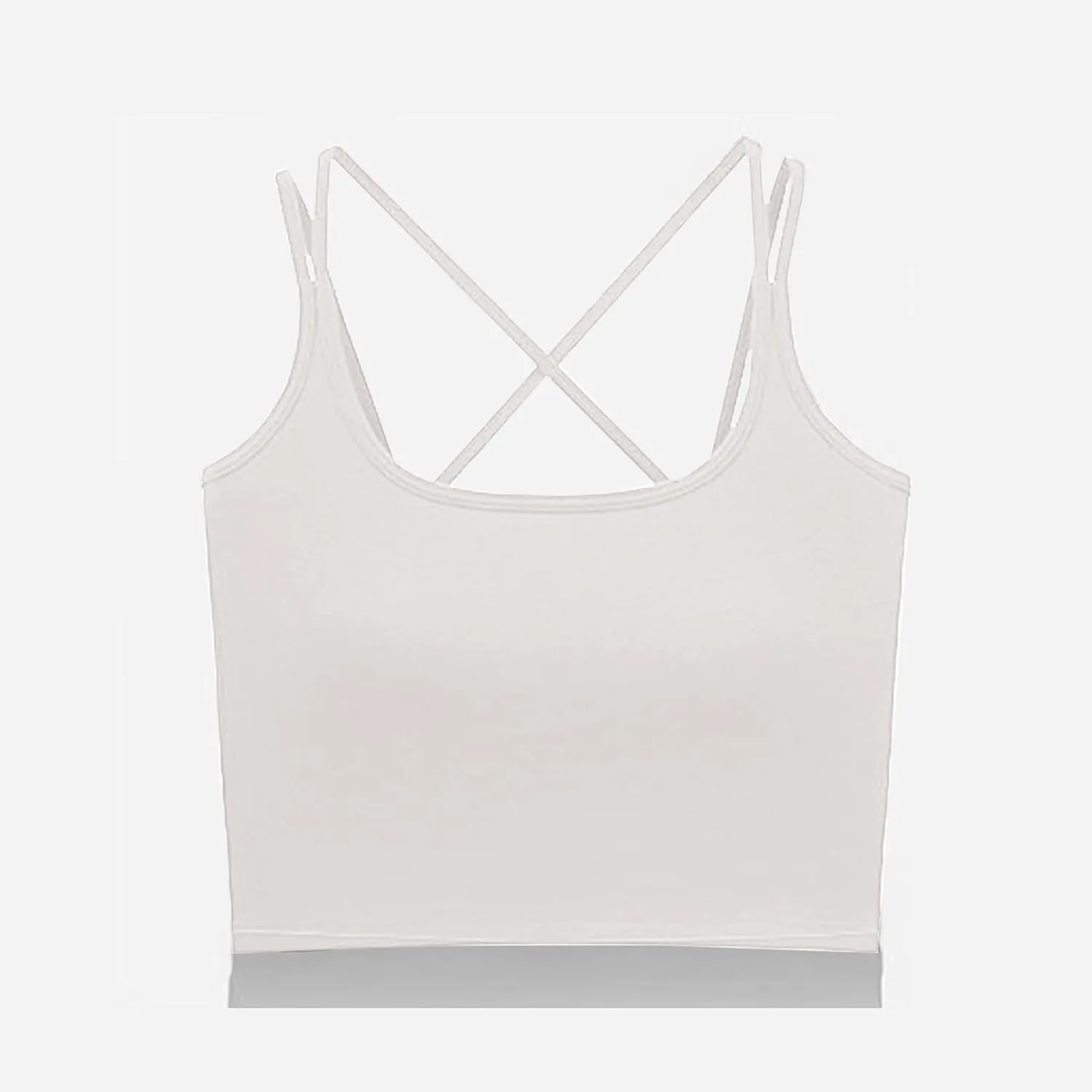 Compression Tank Tops for Women U Neck Double Strap U Neck Tanks 2025 Trending Soft Sleeveless Undershirts Outfit