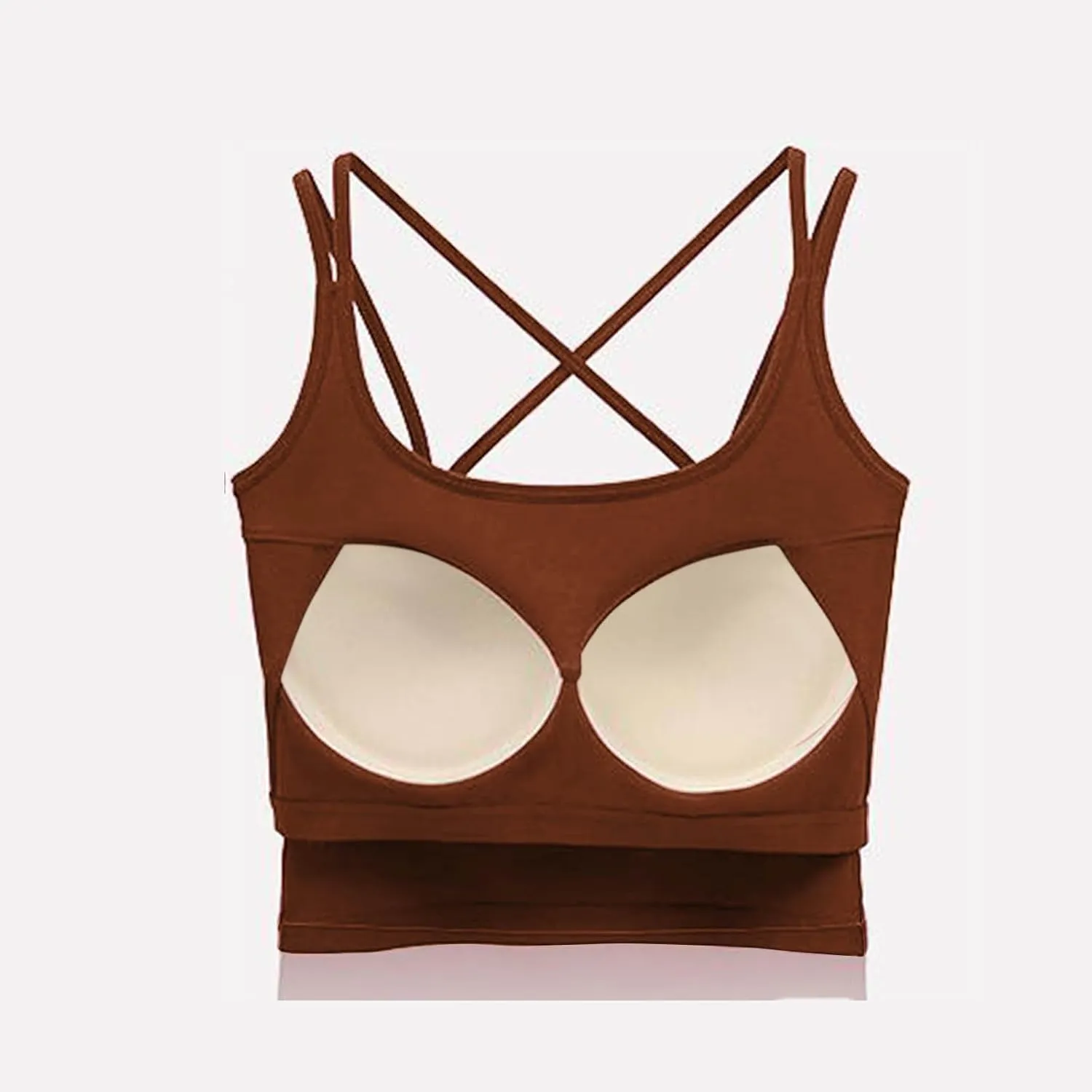 Compression Tank Tops for Women U Neck Double Strap U Neck Tanks 2025 Trending Soft Sleeveless Undershirts Outfit