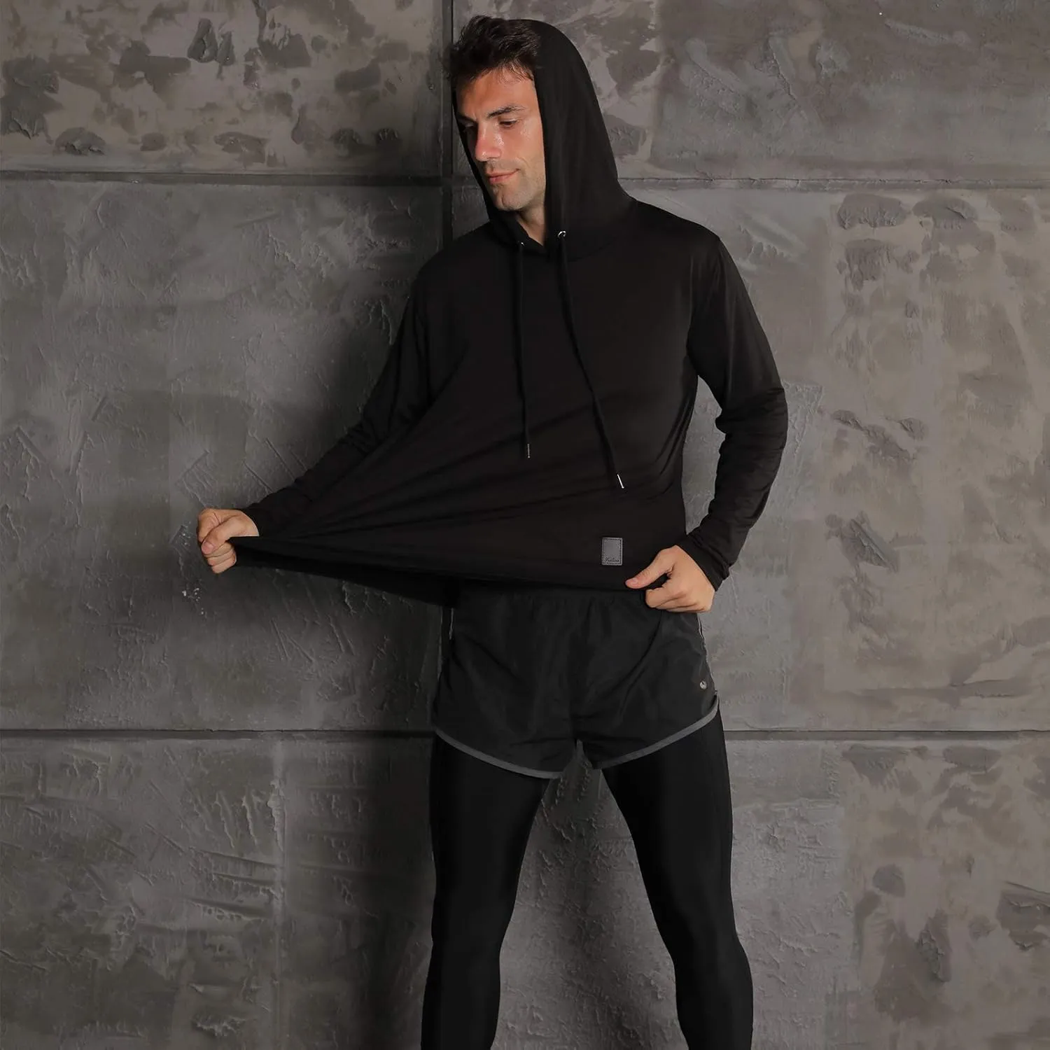 Cot-Oath Mens Workout Sweatshirt Athletic Hoodies - Stylish Gym Running Hoodies Lightweight Pullover