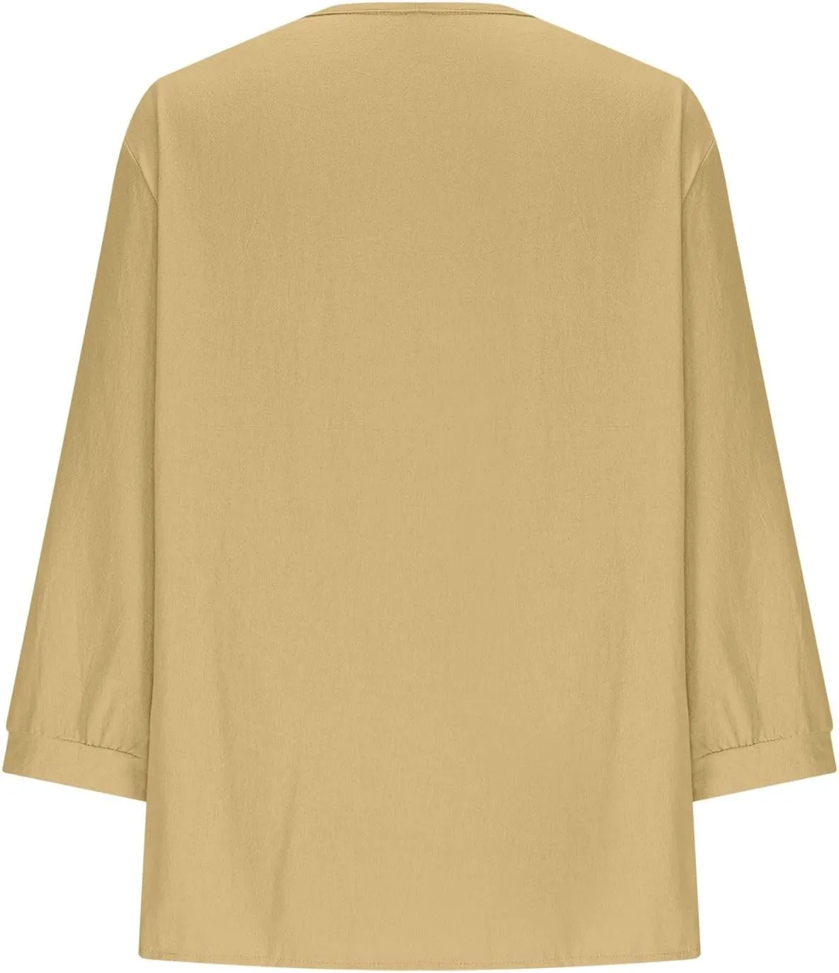 Cotton Linen Shirts for Women Long Sleeve Ruffle Collar Blouse Summer Tops Loose Lightweight Flowy Beach Outfits 2025
