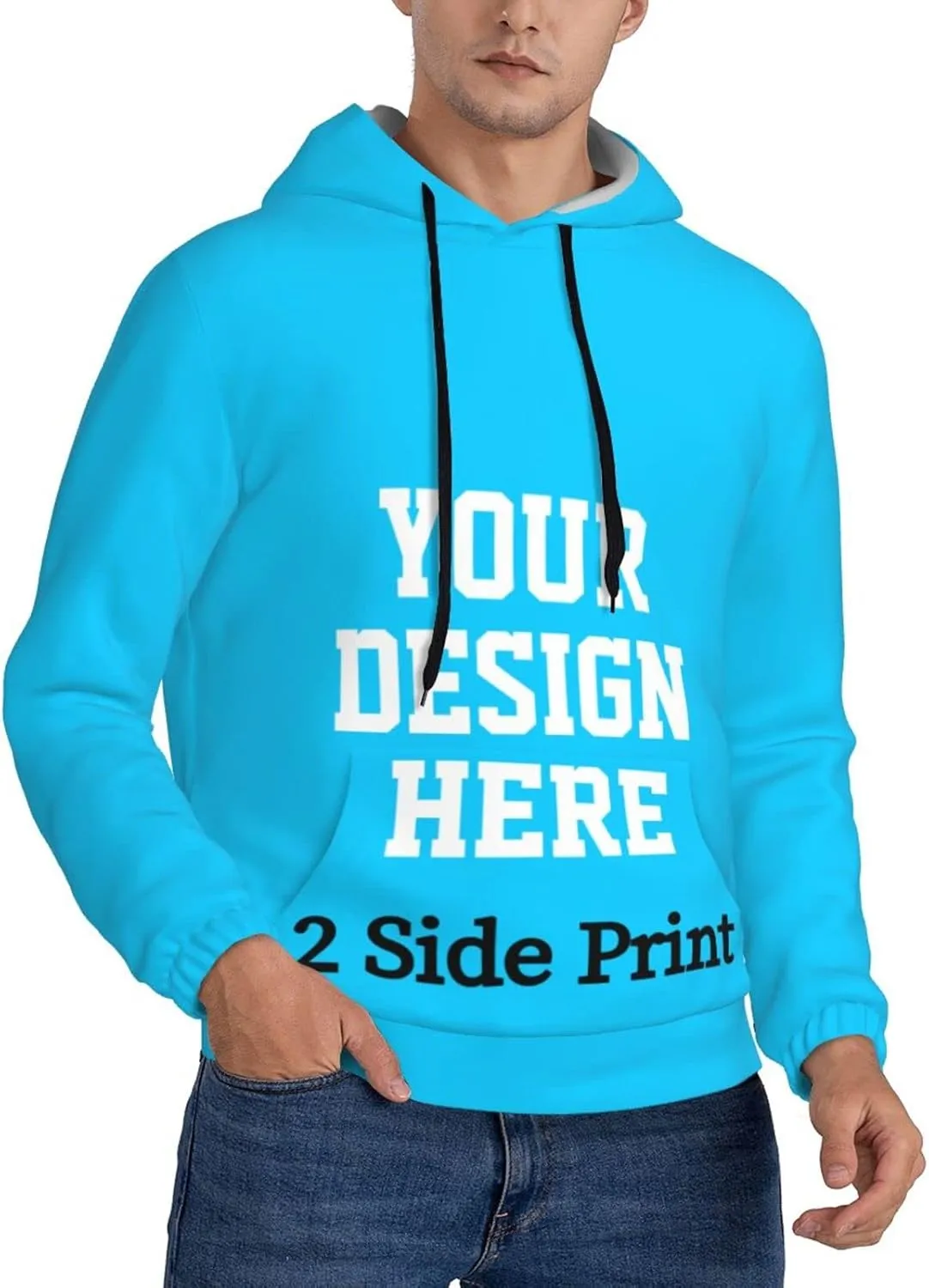 Custom Hoodie Design Your Own Hoodies Add Your Own Name Picture Text Black Personalized Hoodies