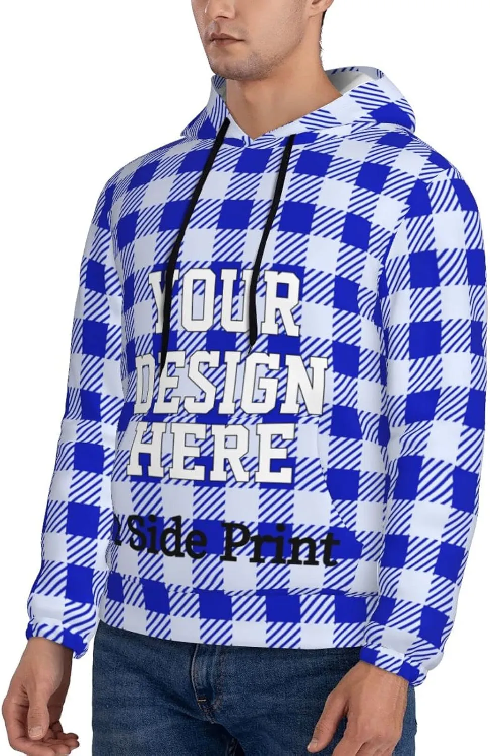 Custom Hoodie Design Your Own Hoodies Add Your Own Name Picture Text Black Personalized Hoodies