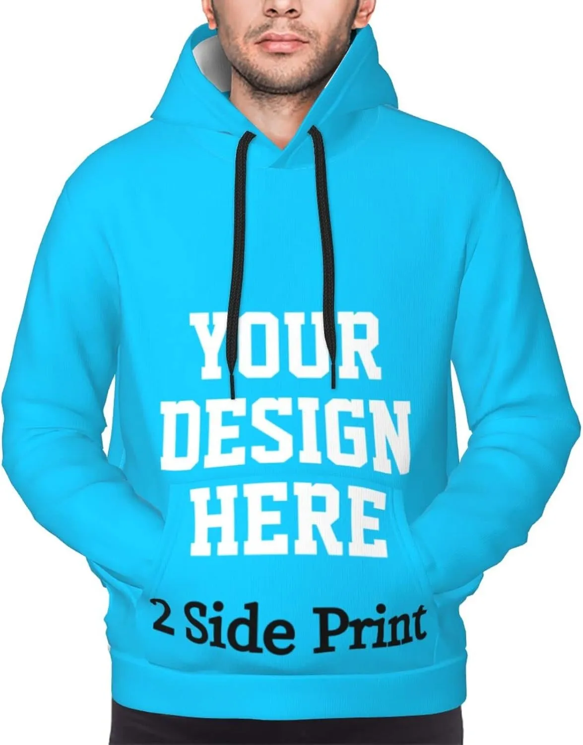 Custom Hoodie Design Your Own Hoodies Add Your Own Name Picture Text Black Personalized Hoodies