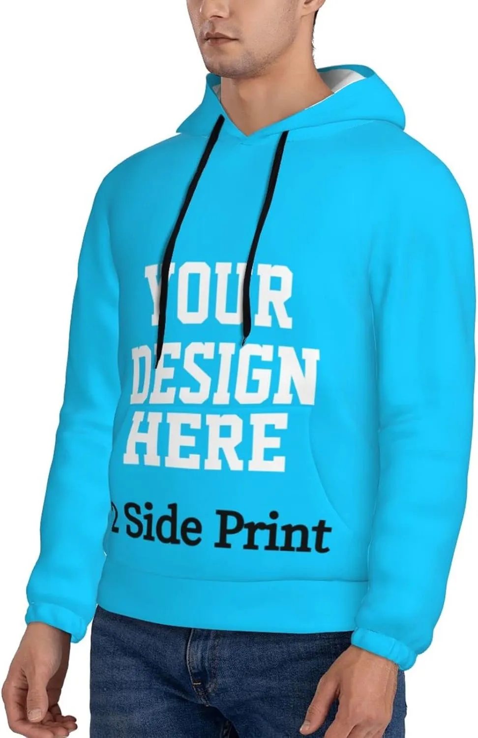 Custom Hoodie Design Your Own Hoodies Add Your Own Name Picture Text Black Personalized Hoodies