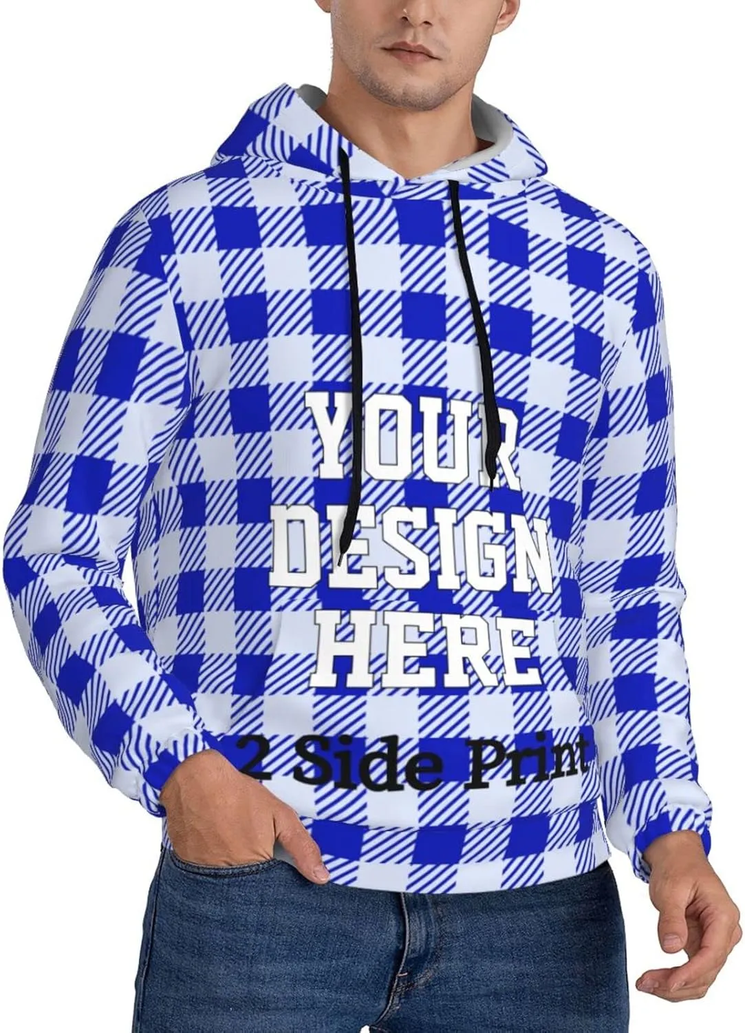 Custom Hoodie Design Your Own Hoodies Add Your Own Name Picture Text Black Personalized Hoodies