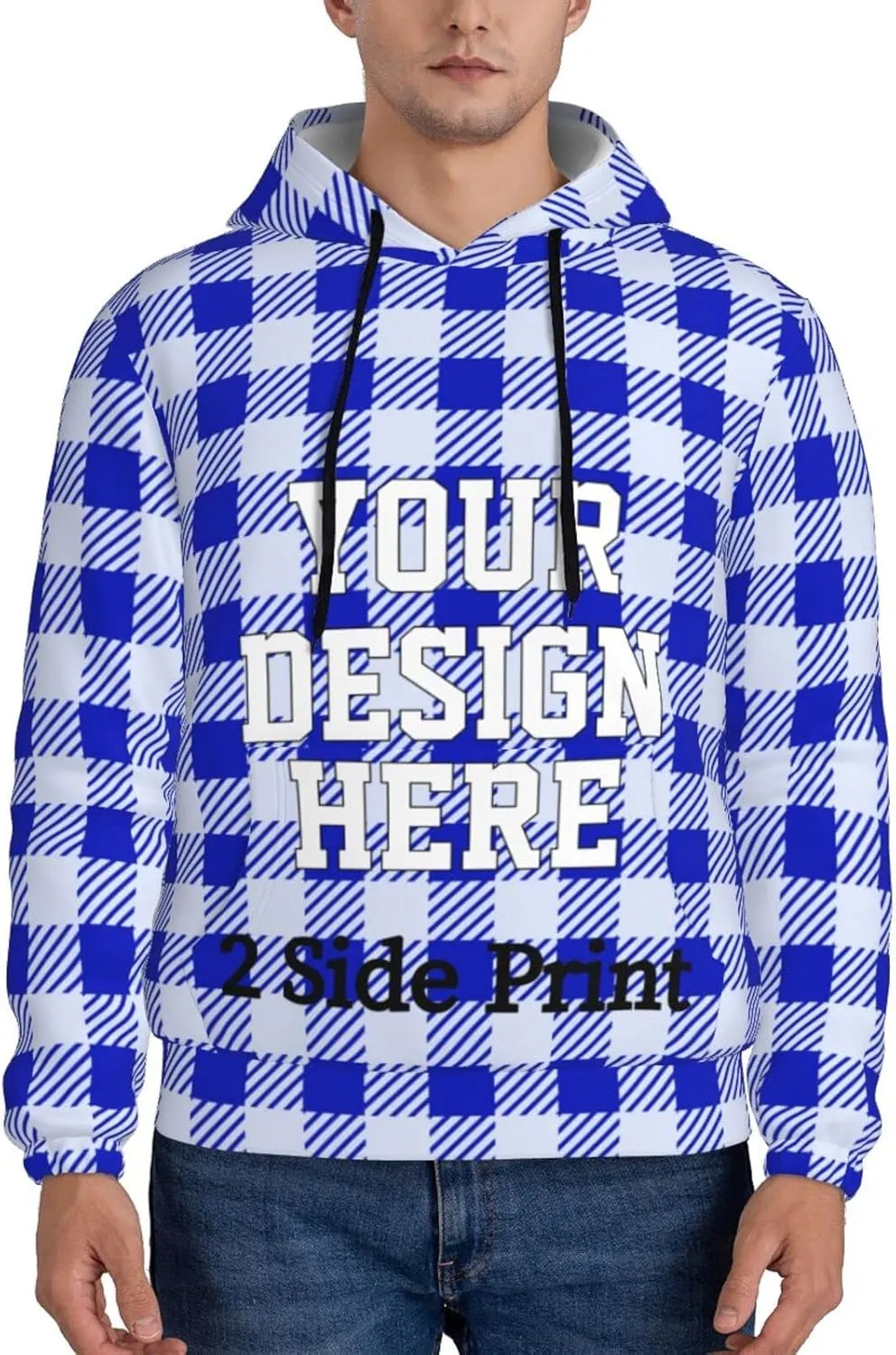 Custom Hoodie Design Your Own Hoodies Add Your Own Name Picture Text Black Personalized Hoodies