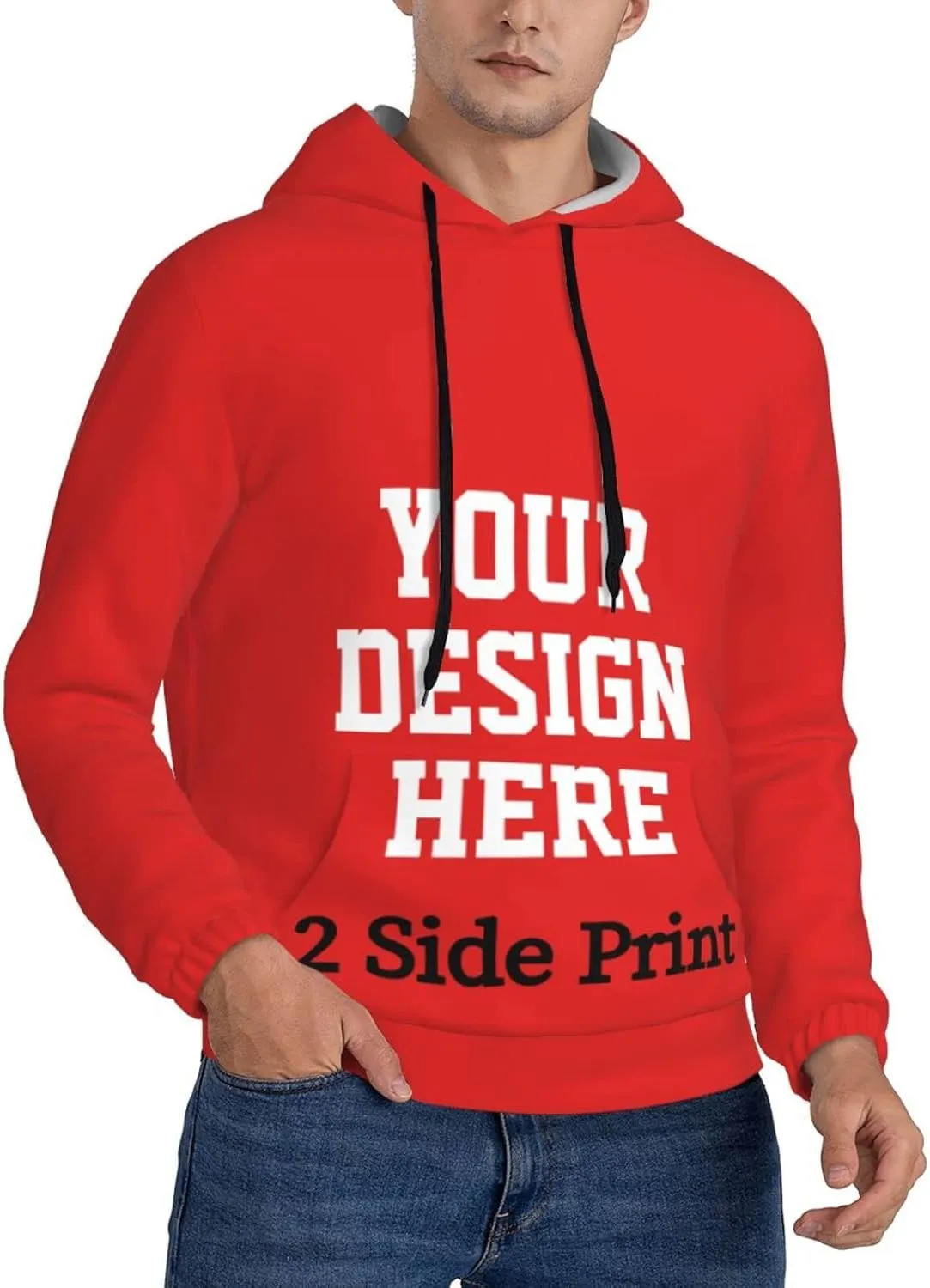 Custom Hoodie Design Your Own Hoodies Add Your Own Name Picture Text Black Personalized Hoodies