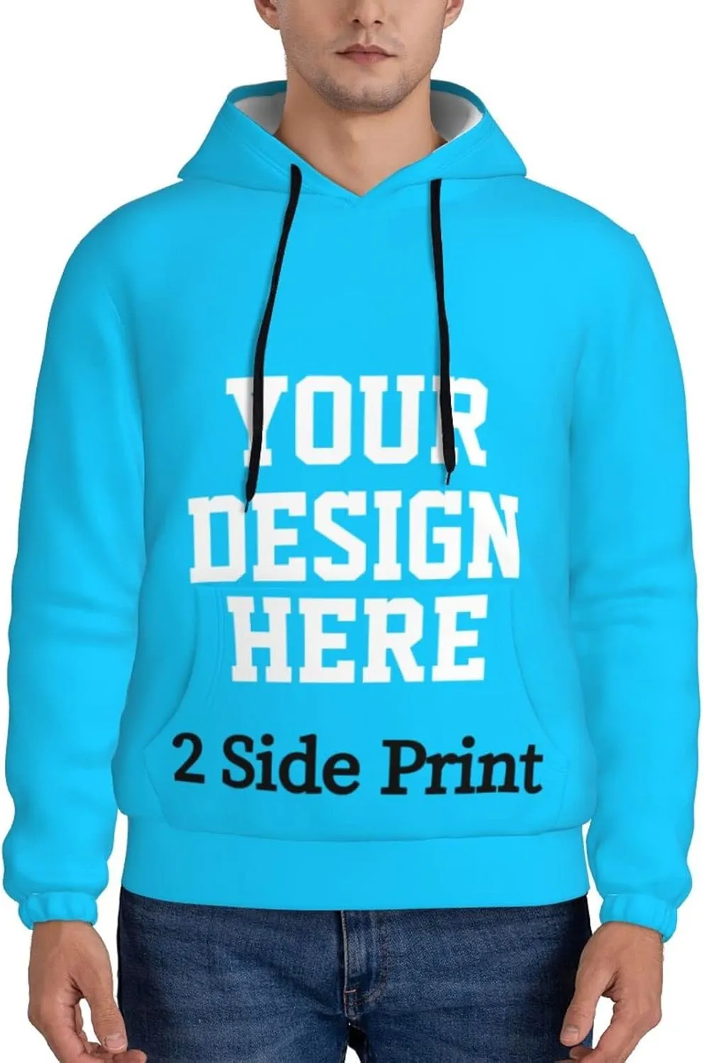 Custom Hoodie Design Your Own Hoodies Add Your Own Name Picture Text Black Personalized Hoodies