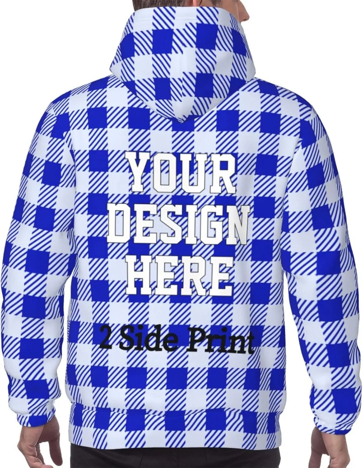 Custom Hoodie Design Your Own Hoodies Add Your Own Name Picture Text Black Personalized Hoodies