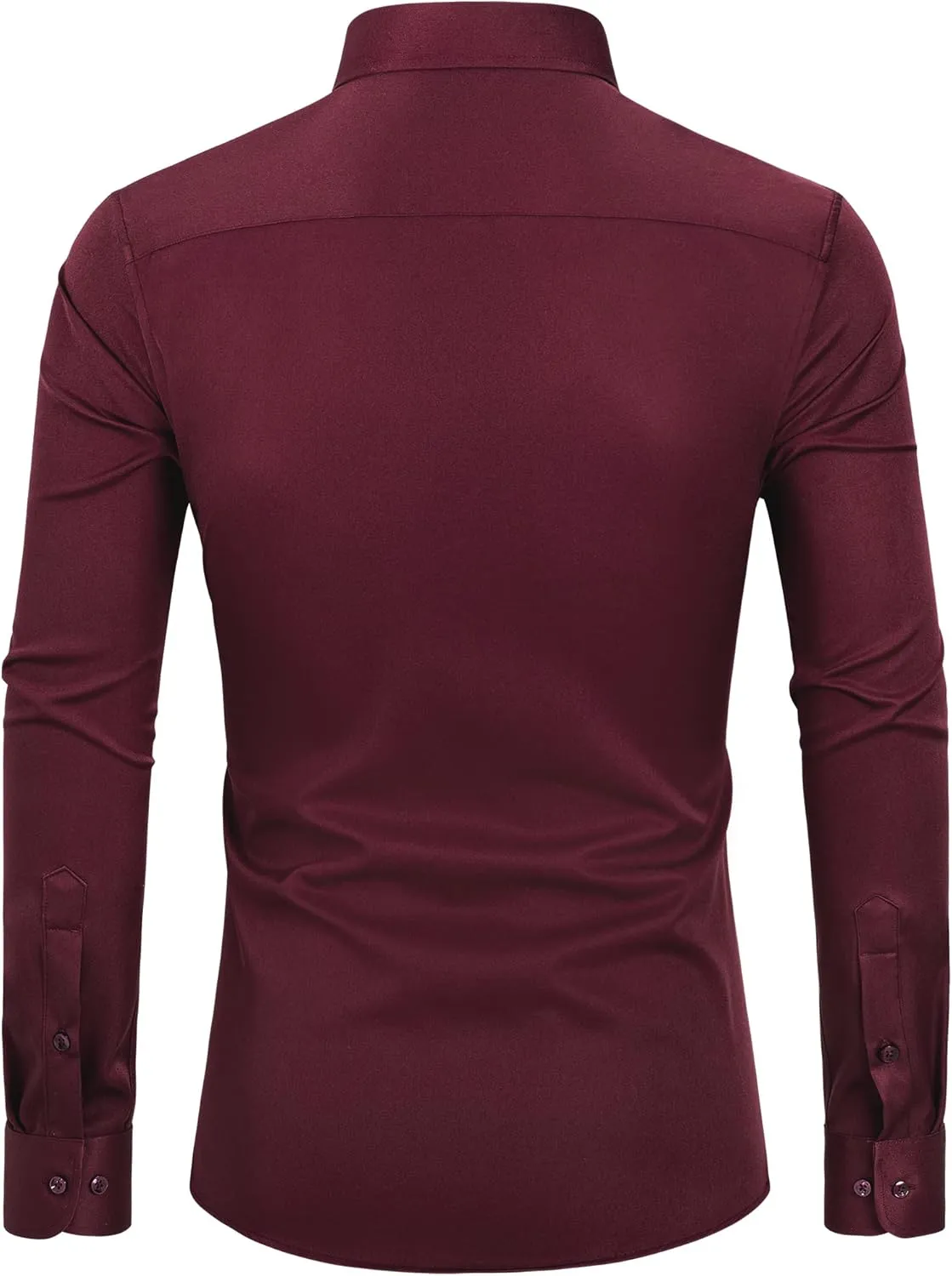 DEMEANOR Mens Dress Shirts Long Sleeve Dress Shirts for Men Slim Fit Button Down Shirts Big and Tall Button Up Shirts