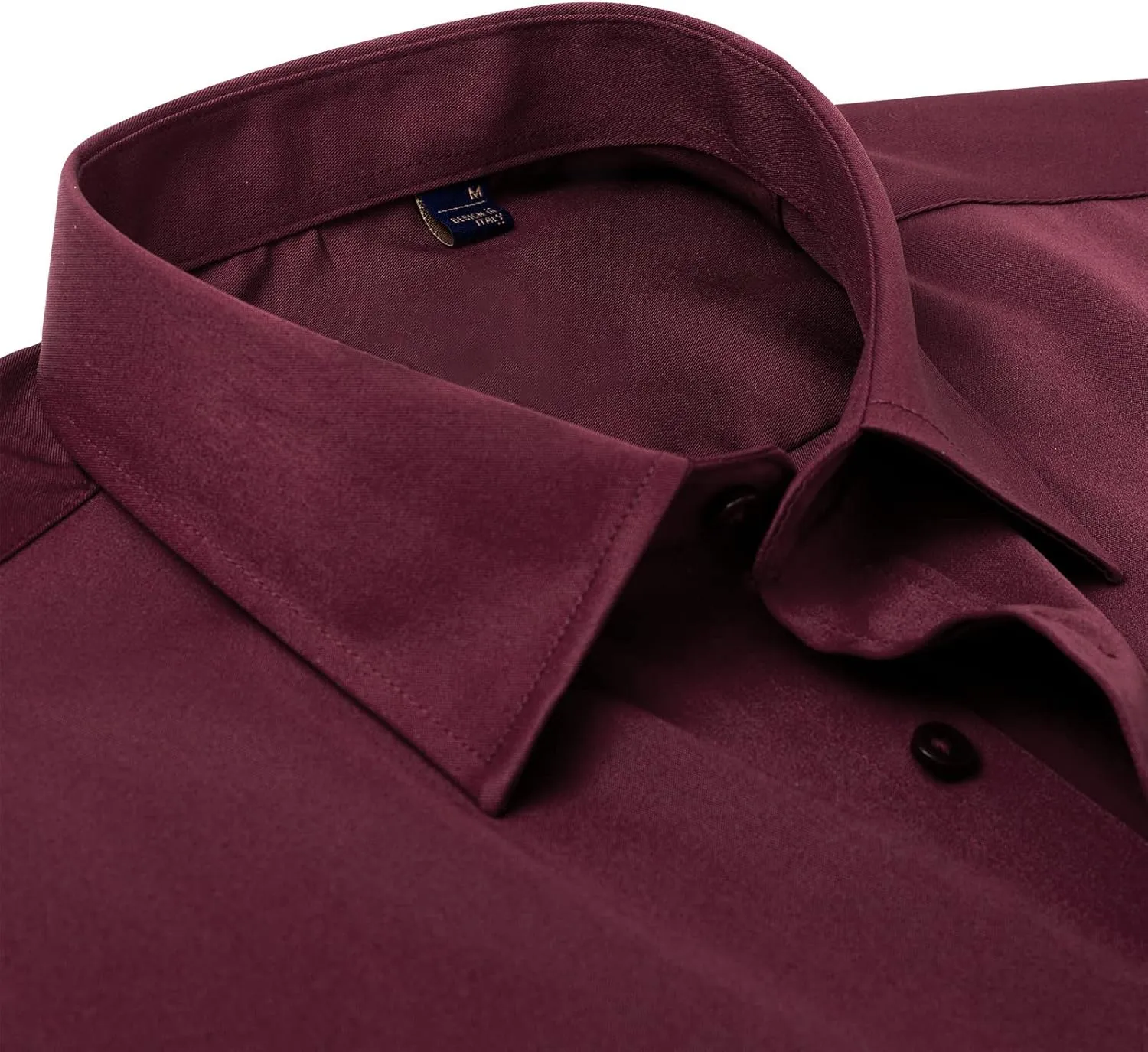 DEMEANOR Mens Dress Shirts Long Sleeve Dress Shirts for Men Slim Fit Button Down Shirts Big and Tall Button Up Shirts