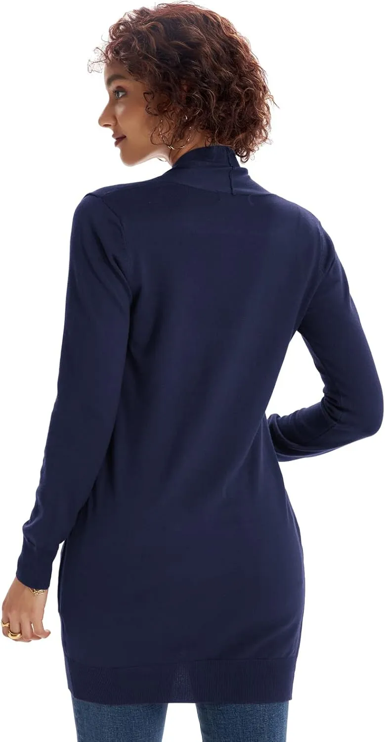 GRACE KARIN Women Lightweight Cardigan Sweaters with Pocket Long Sleeve Shrugs