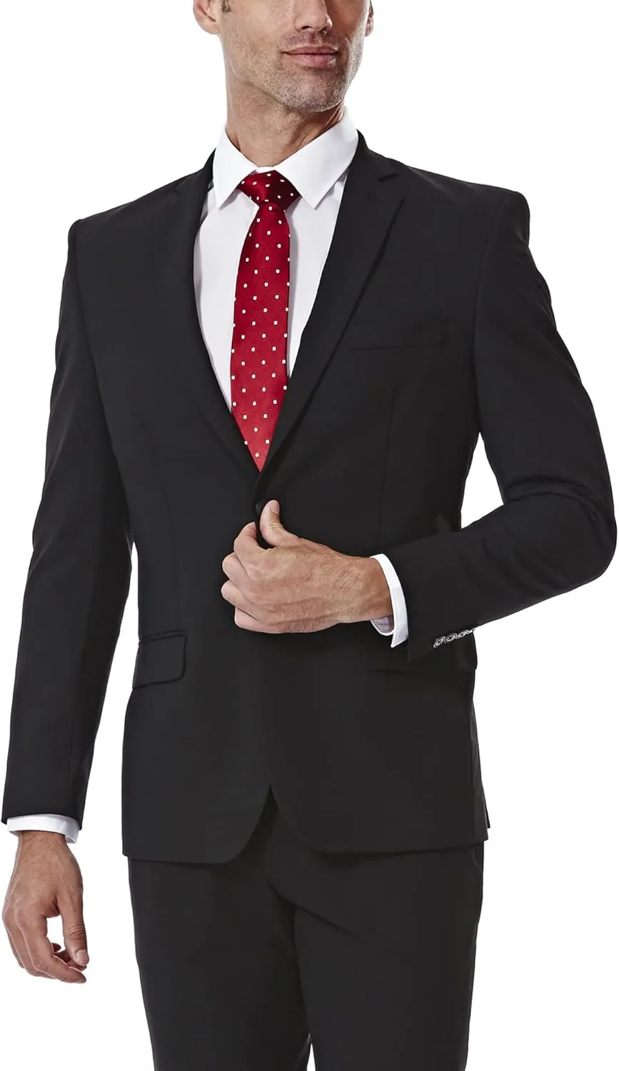 Haggar Men's JMH Premium Performance Stretch Slim Fit Suit Separates - Pants & Jackets