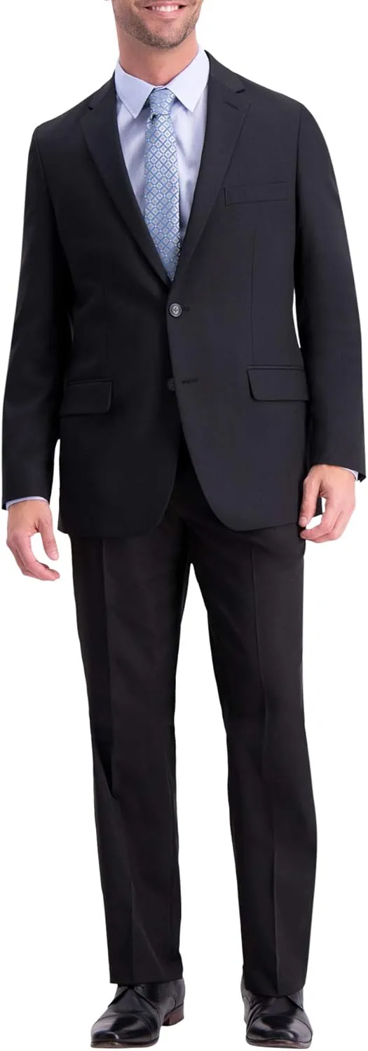 Haggar Men's The Active Series Stretch Classic Fit Suit Separate Pant Regular and Big & Tall Sizes
