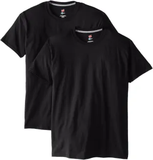 Hanes Men's 2 Pack X-Temp Performance T-Shirt, Black, X-Large