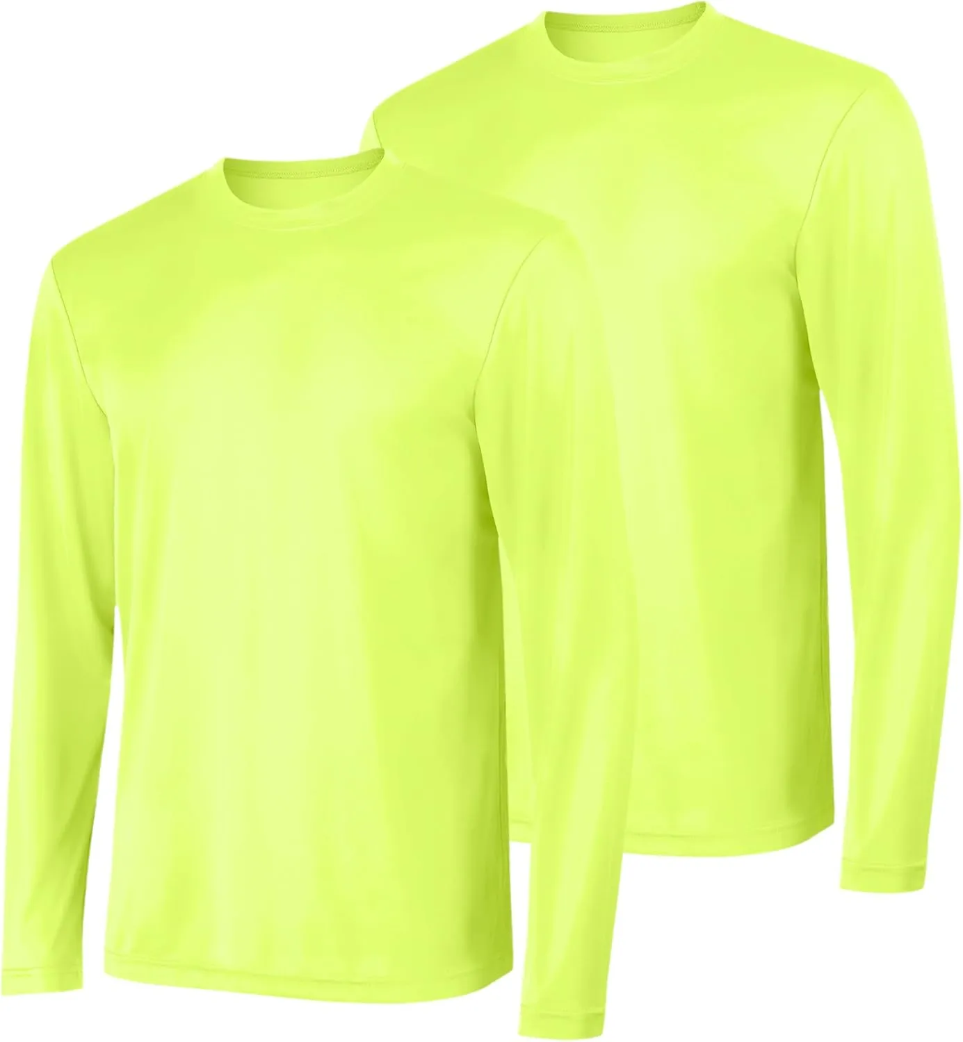 Hanes Men's Cool Dri Long Sleeve Performance T-Shirt, Moisture-Wicking Tee, 40  UPF Protection, 2 Or 4 Pack