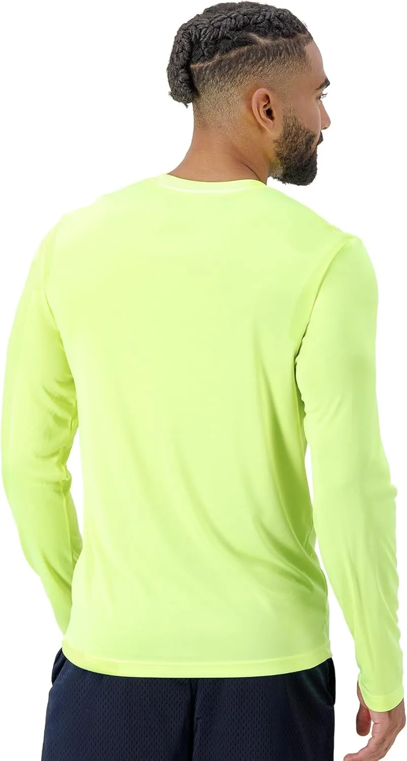 Hanes Men's Cool Dri Long Sleeve Performance T-Shirt, Moisture-Wicking Tee, 40  UPF Protection, 2 Or 4 Pack