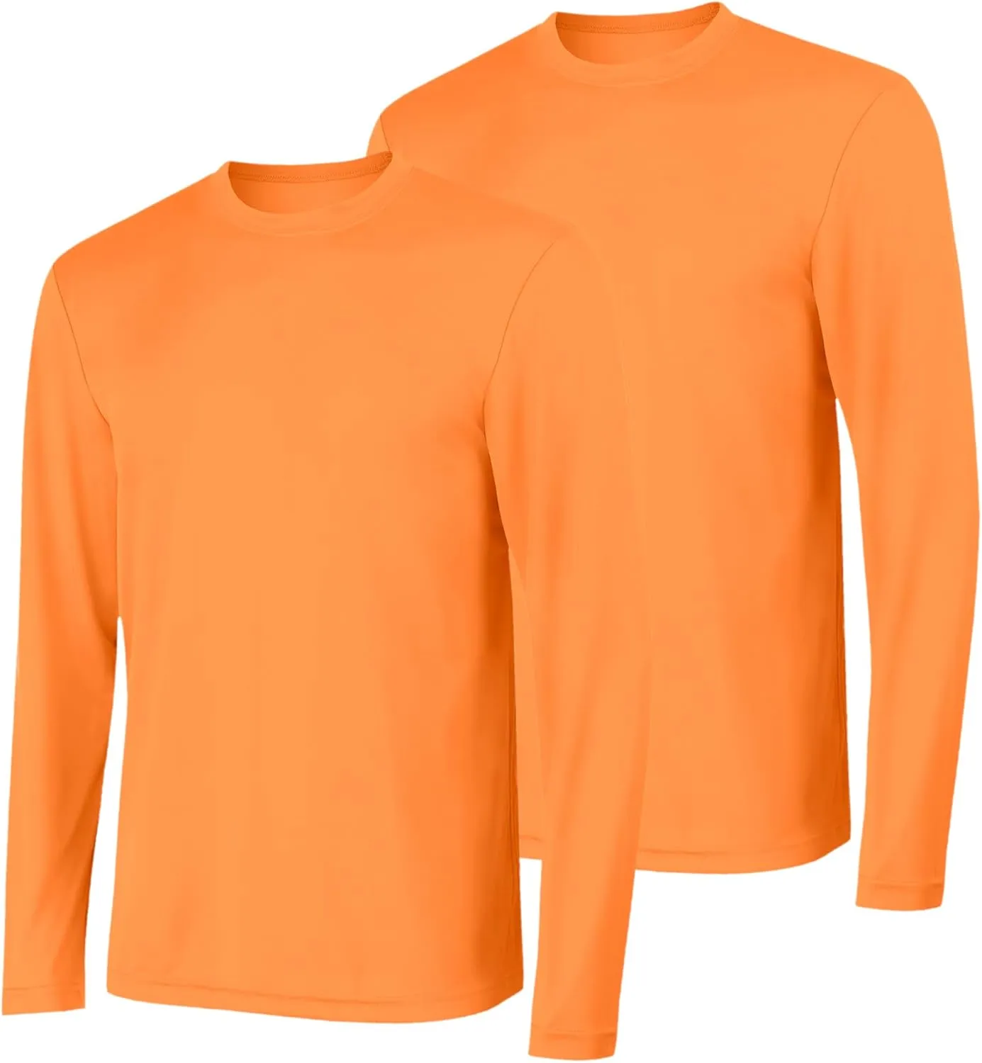 Hanes Men's Cool Dri Long Sleeve Performance T-Shirt, Moisture-Wicking Tee, 40  UPF Protection, 2 Or 4 Pack