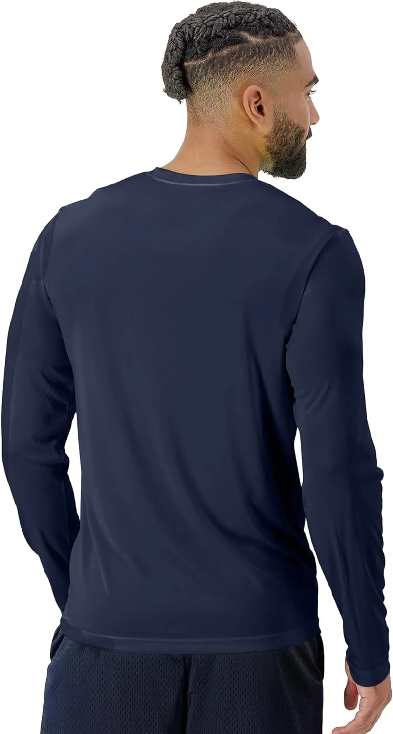 Hanes Sport Men's Long-Sleeve T-Shirt Pack, Cool DRI Moisture-Wicking Performance T-Shirts, Performance Tee, 2-Pack