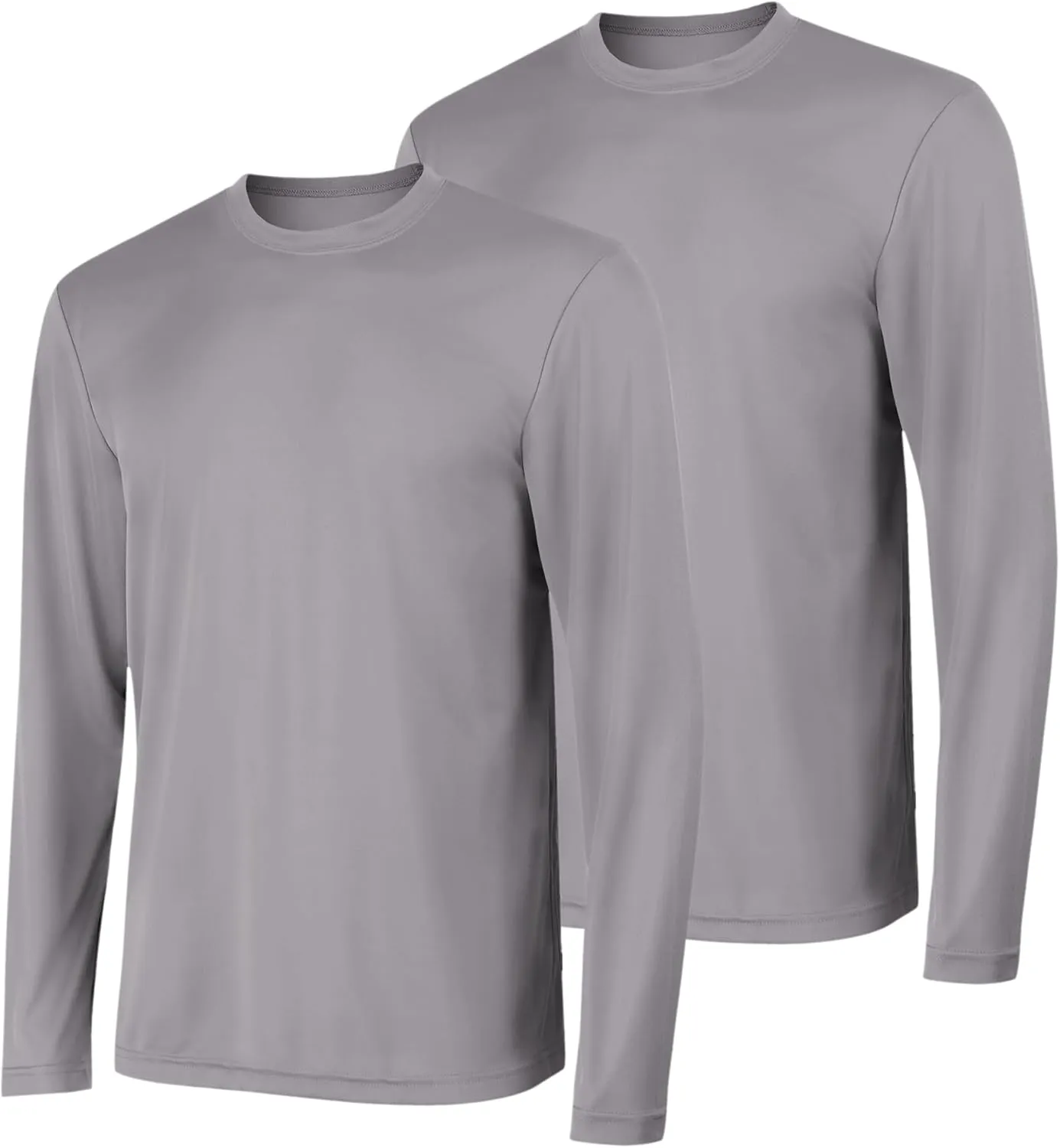 Hanes Sport Men's Long-Sleeve T-Shirt Pack, Cool DRI Moisture-Wicking Performance T-Shirts, Performance Tee, 2-Pack