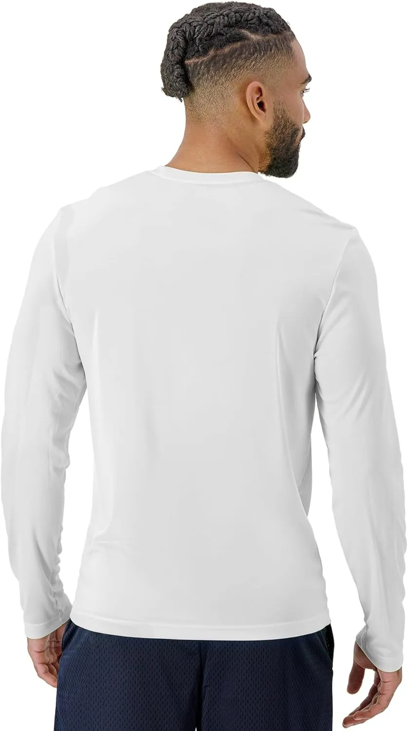 Hanes Sport Men's Long-Sleeve T-Shirt Pack, Cool DRI Moisture-Wicking Performance T-Shirts, Performance Tee, 2-Pack