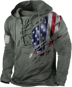 Hoodies for Men Sports Hooded Sweatshirts Training Long Sleeve Hoodies Patterned Fall Pullover Winter Shirts
