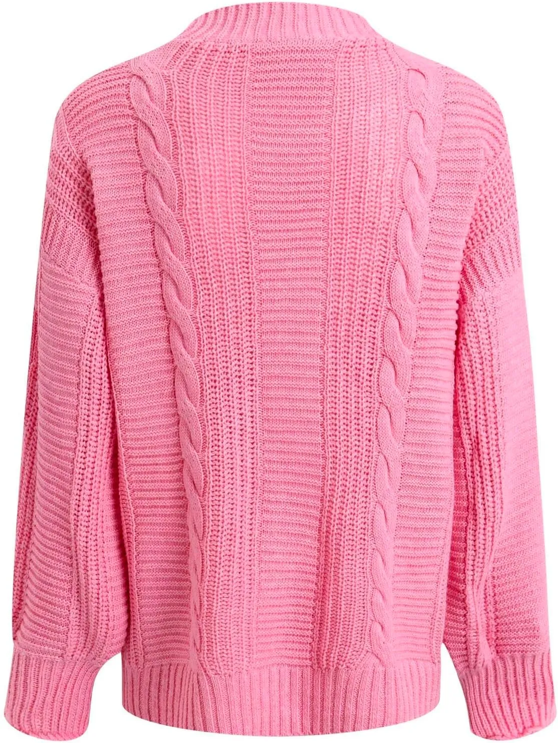 iLH Cardigan Sweaters for Women Open Front Cable Knit Sweater Chunky Crochet Outwear Coats Button down Fall Jackets