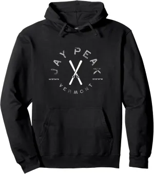 Jay Peak Graphic Vintage Skiing Hoodie Sweatshirt Pullover Hoodie