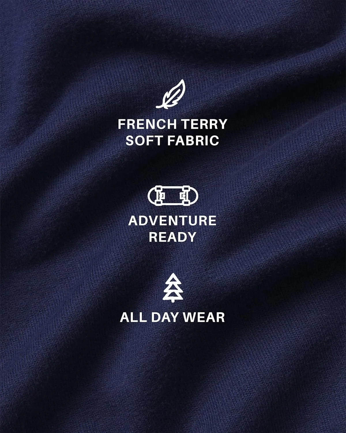 JOE BOXER French Terry Boys Hoodies, Comfy Kids Hoodies, Classic Boys Sweatshirts, Loungewear for Boys