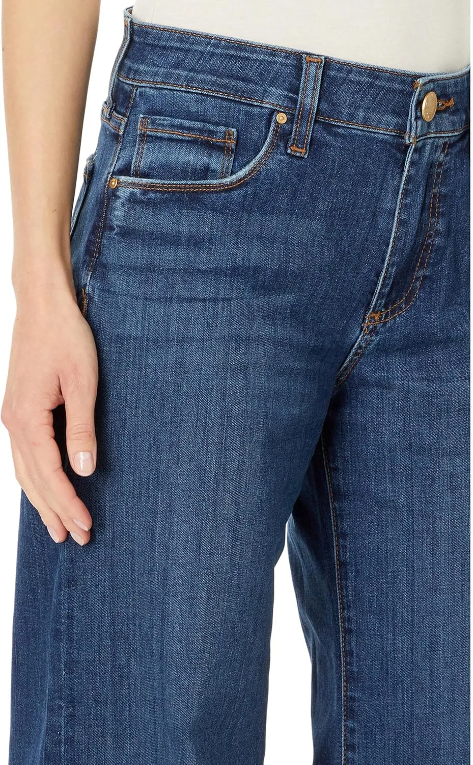 KUT from the Kloth Margo Mid Rise Wide Leg-Regular Hem in Quality - Jeans for Women - Bootcut Silhouette