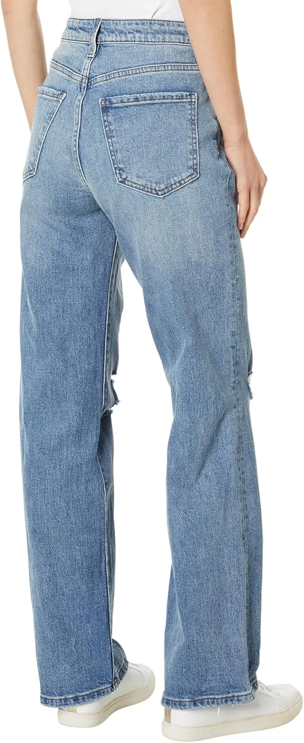 KUT from the Kloth Women's Sienna High-Rise Wide Leg-5 Pockets in Formed