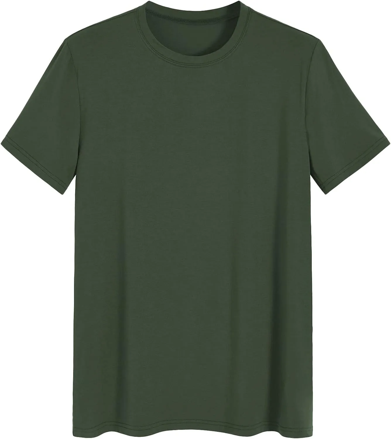 Latuza Men's Viscose Crew Neck Short Sleeves Pajama Sleep Shirt