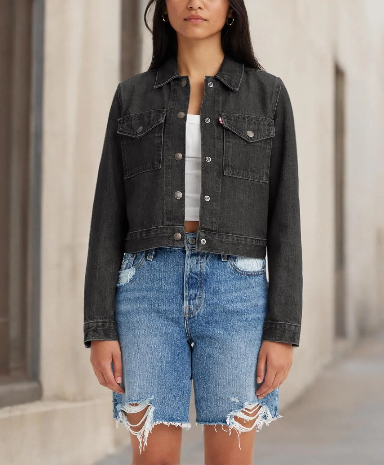 Levi's Women's Original Snap Trucker