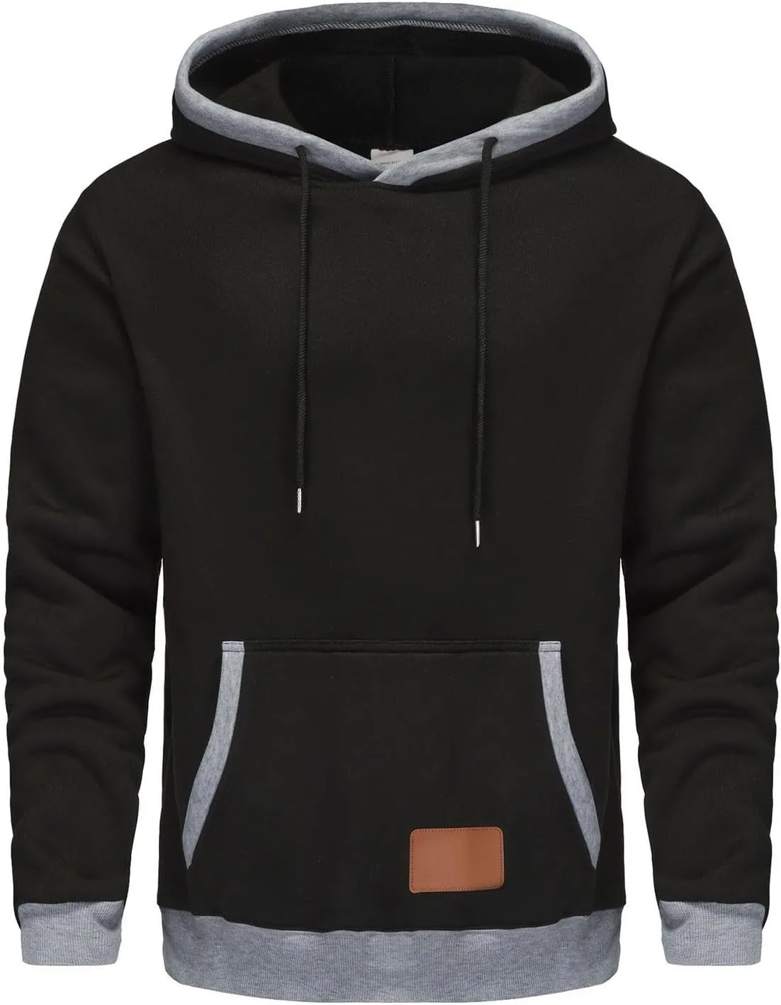 Men's Hoodies Sports Hooded Sweatshirts Training Long Sleeve Hoodies Winter Shirts Solid Color Fall Pullover
