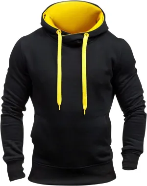 Mens Long Sleeve Hoodies Autumn Winter Men's Sweater Hoodie Warm Color Sweatshirt Jacket Sweatshirts Hoodies