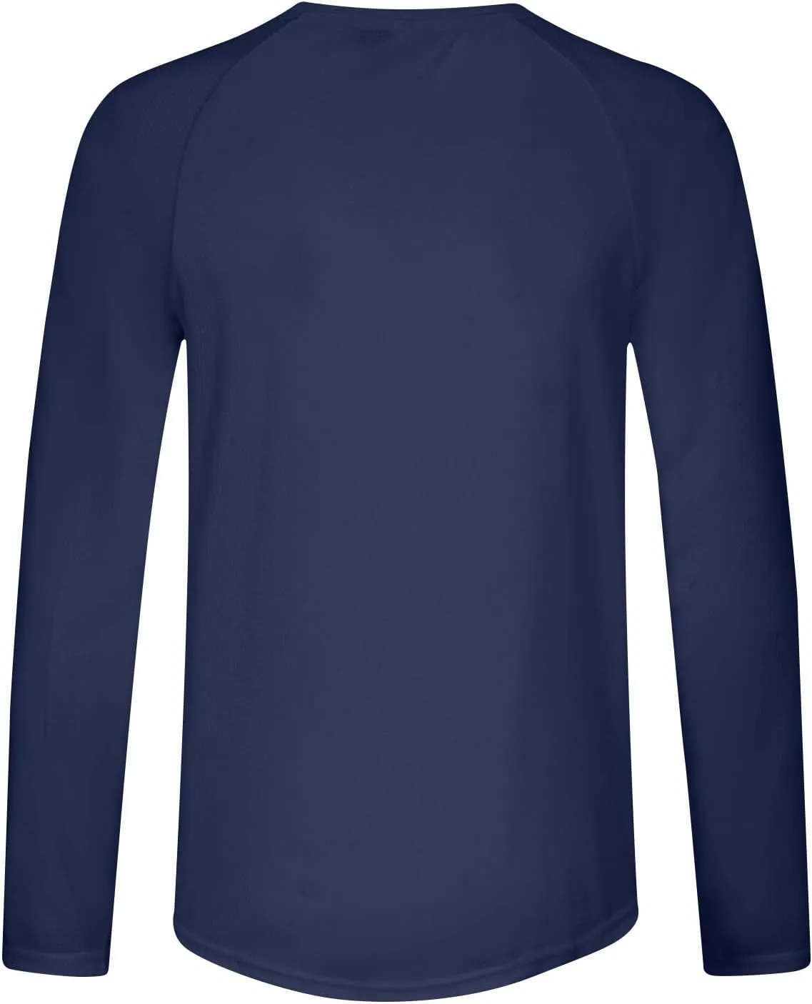 Men's Long Sleeve Pullover Quick Dry UPF 50  UV Swim Sun Shirt Running Fishing Workout Tee Outdoor Training Top