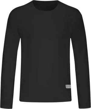Men's Long Sleeve Pullover Quick Dry UPF 50  UV Swim Sun Shirt Running Fishing Workout Tee Outdoor Training Top