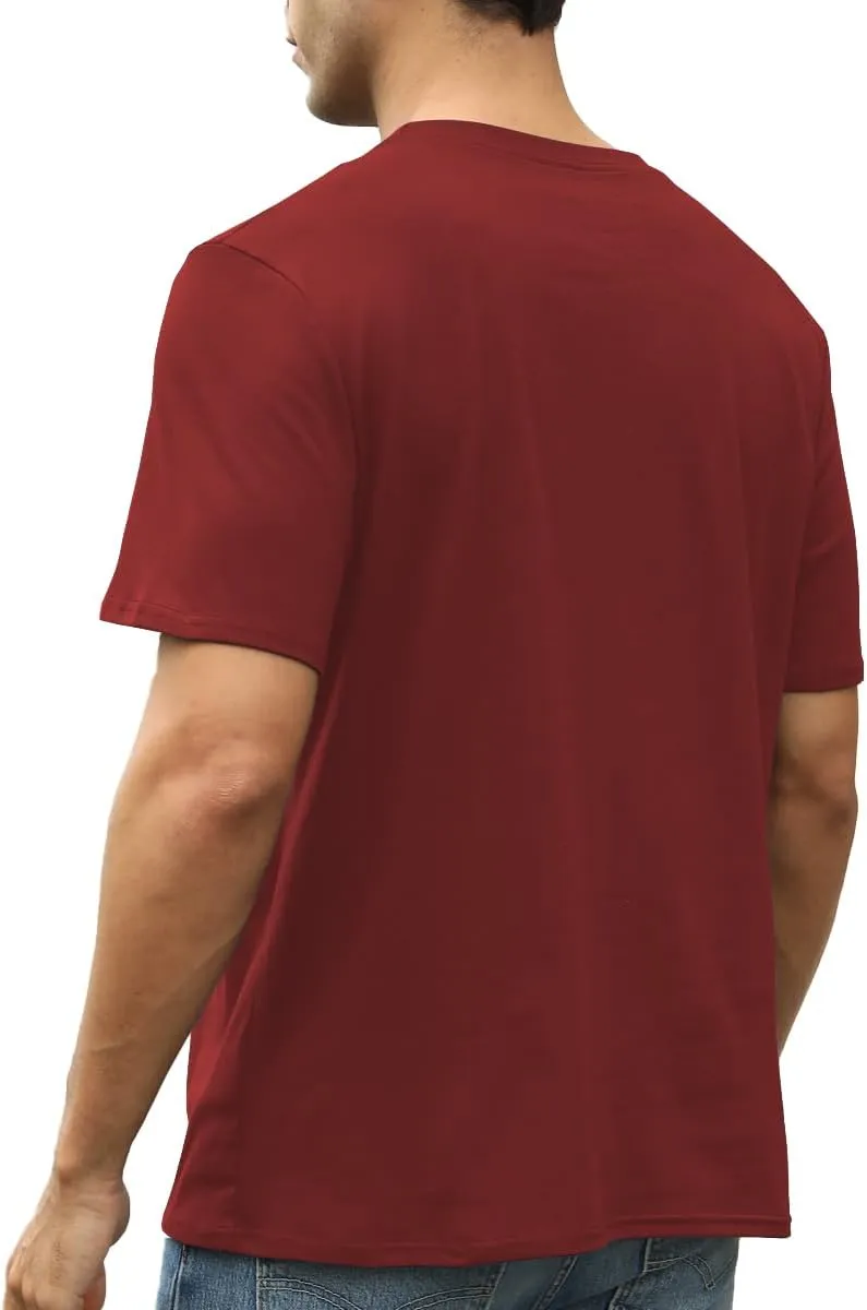 Mens Short Sleeve Cotton T-Shirts Crew Neck Jesus Cross Printed Shirts Faith Christ Shirts