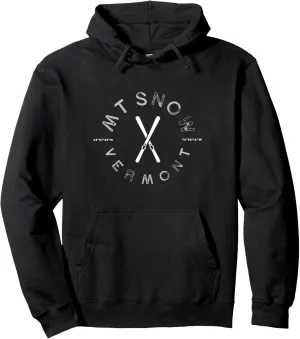 Mount Snow Vermont Vintage Skiing Hoodie Sweatshirt Pullover Hoodie