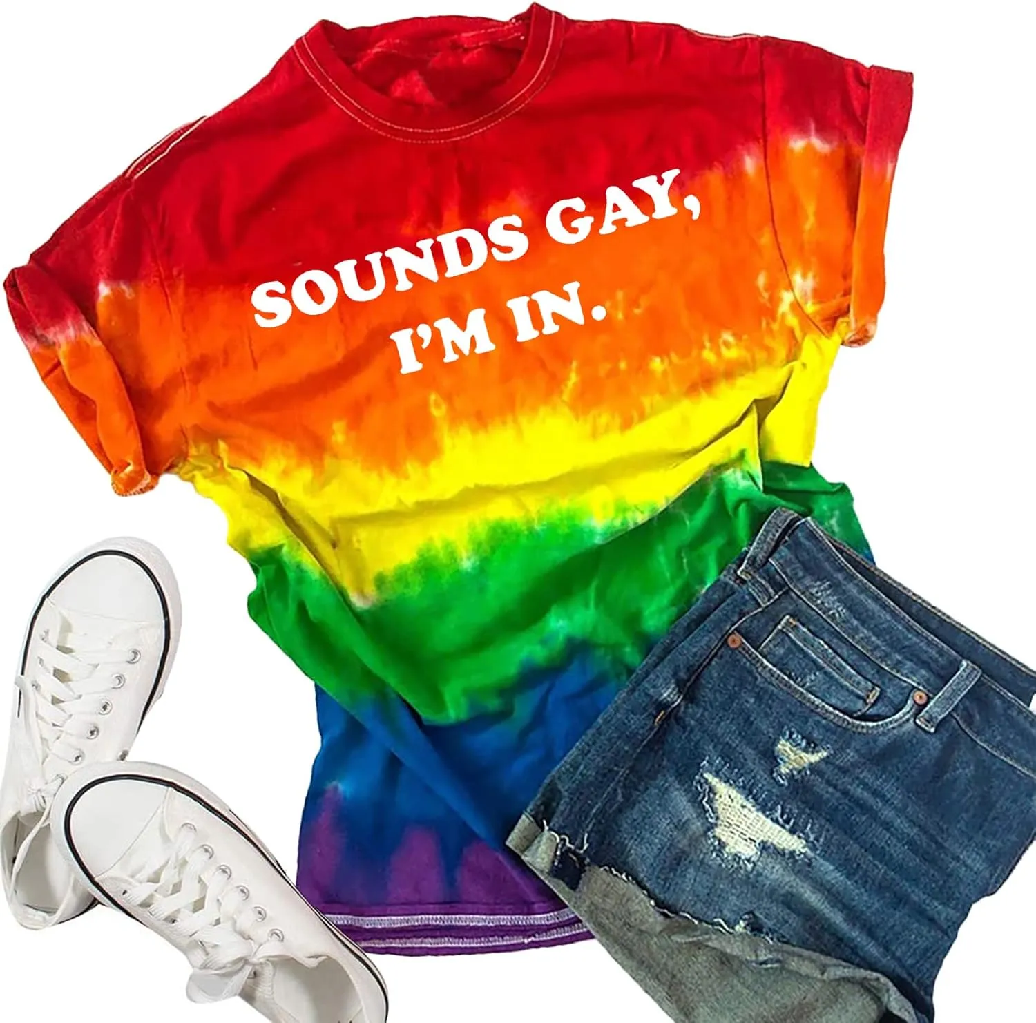 Pride T Shirts Women Rainbows Heart Graphic Tees Shirts LGBT Shirts Casual Short Sleeve Tops