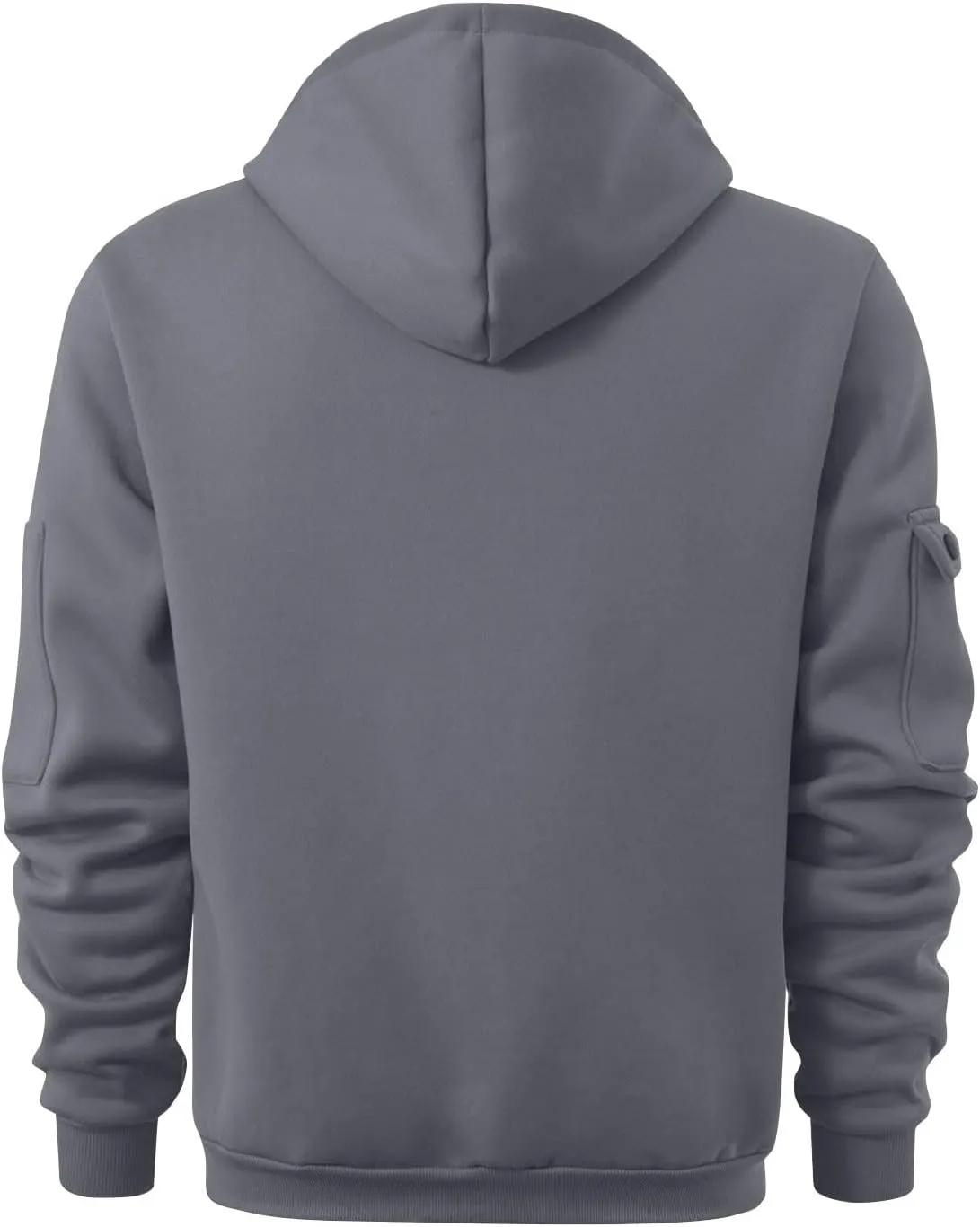 Quarter Zip Pullover Tactical Hoodies For Men Vintage Workout Hoodies With Pockets Military Tactical Sweatshirt