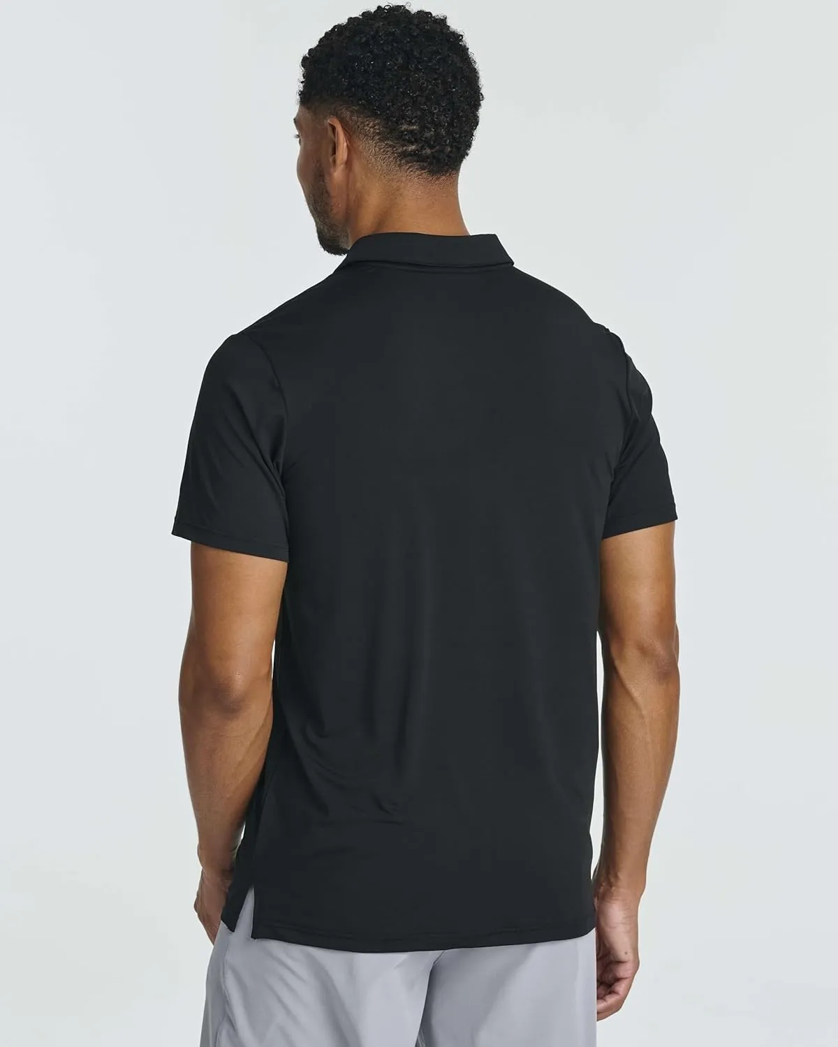 Real Essentials 3 Pack: Men's Short Sleeve Pocket Polo Shirt Dry-Fit Performance Tactical Golf (Available in Big & Tall)